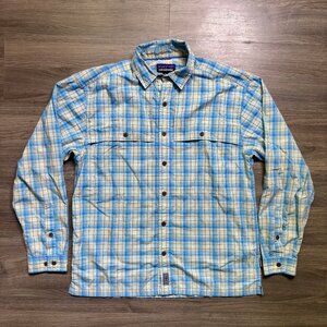 Patagonia Men's Island Hopper II Long Sleeve Shirt - Blue